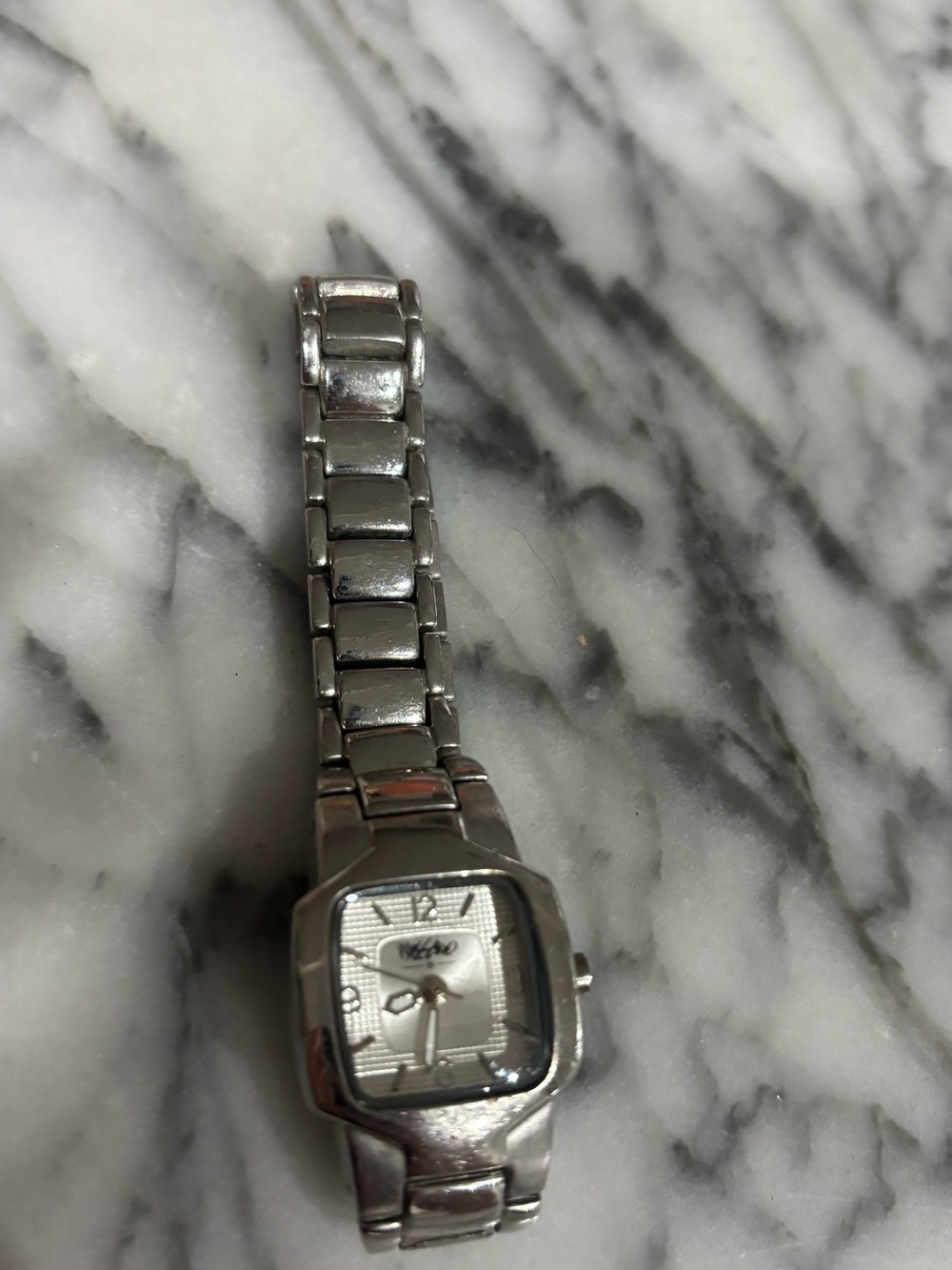 Mossimo Silver Square Bracelet Watch Y2K Minimalist